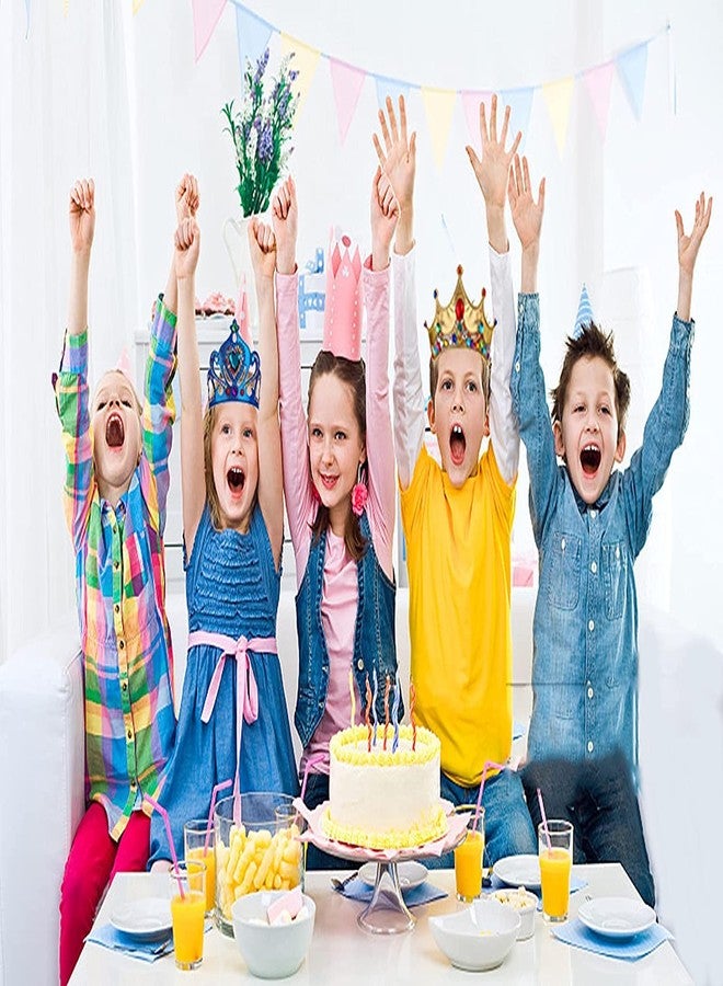 RICHNESS Kids Crown Craft DIY Tiaras Make Your Own Crowns at Birthday Party Favours 12pcs (Gold) … - Image 5